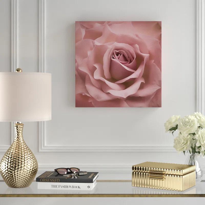 House of Hampton® " Misty Rose Pink Rose " by Cora Niele