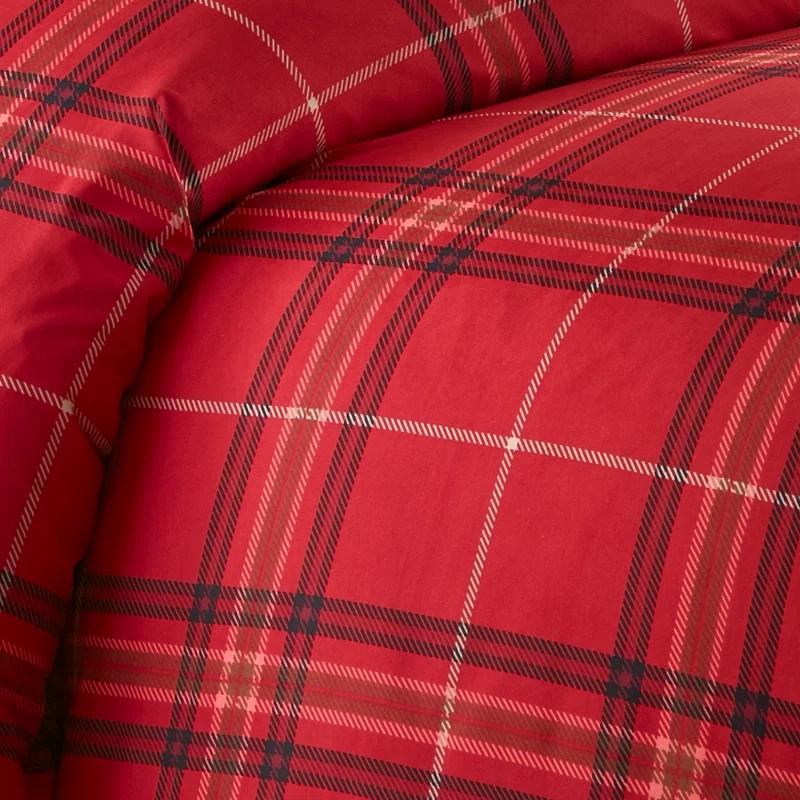 SouthShore Fine Linens Vilano Plaid Oversized Microfiber Duvet Cover Set by Southshore Fine linens