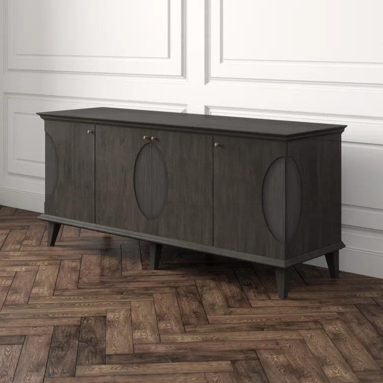 Noir Dumont 74.5'' Solid Wood Sideboard