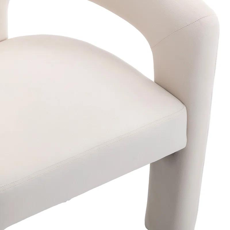 wahson office chair Modern Upholstered Barrel Dining Chairs (Set of 2)