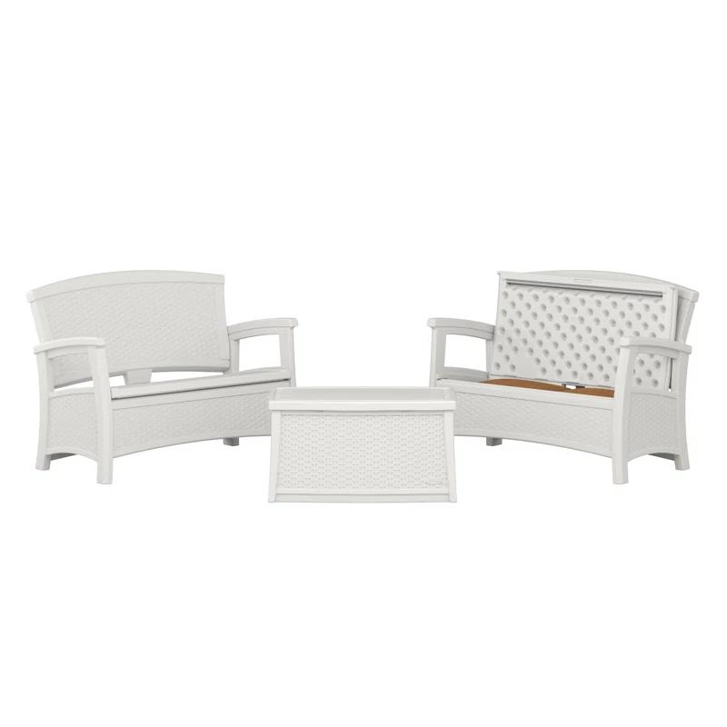 Suncast Elements 47'' Resin Outdoor Loveseat