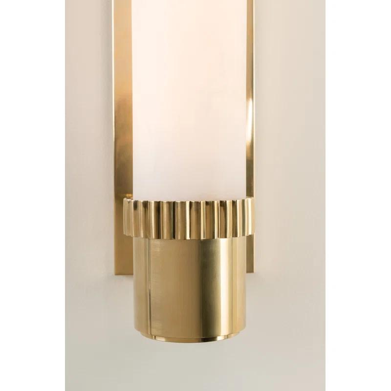 Hudson Valley Lighting Argon Solid Brass Flush Mounted Sconce