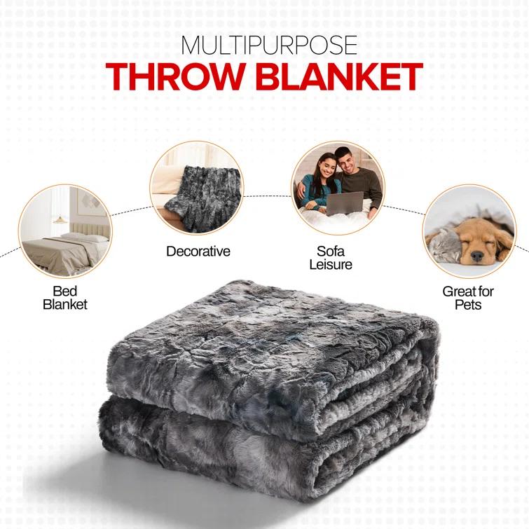 Cheer Collection  Throw Blanket & Reviews | Wayfair
