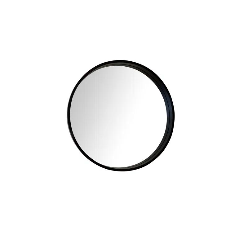 Capri Solid And Engineered Wood Flat Wall Mirror