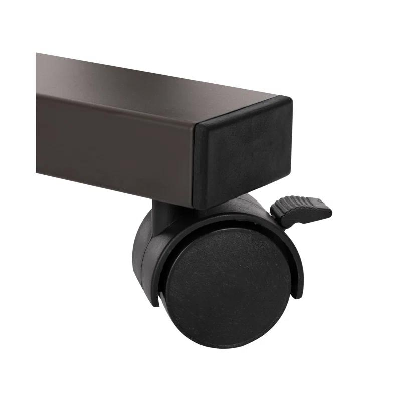 Seville Classics airLIFT Adjustable Height Rolling Tiltable Desk with Mouse Stand