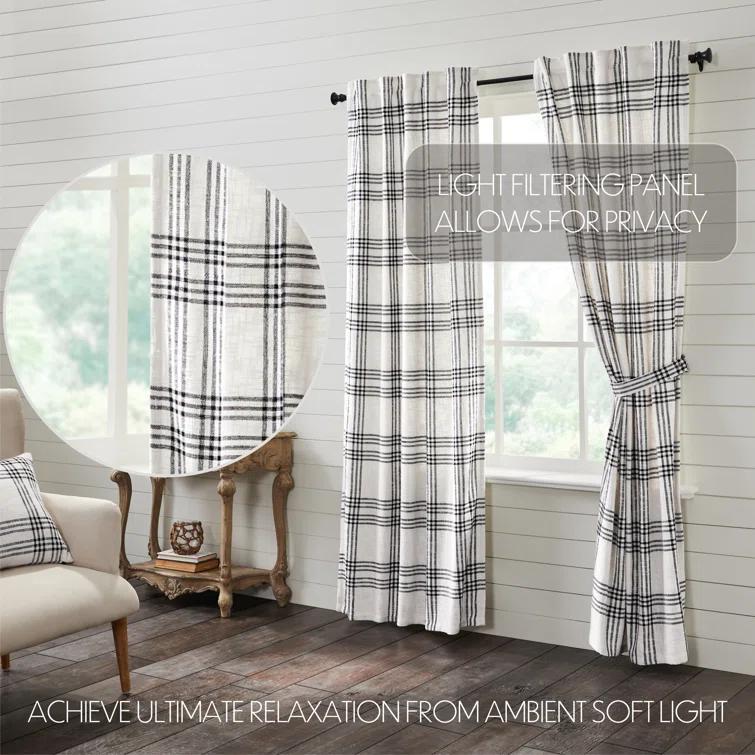 Gracie Oaks Cohe Cotton Room Darkening Curtain Panel Pair