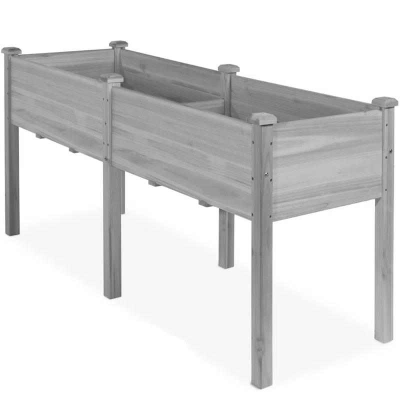 Arlmont & Co. Roban Wood Elevated Planter