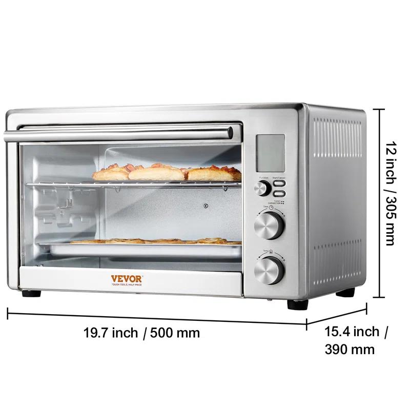 Stellweilan Tessberg Countertop Convection Oven 28L Toaster Baker 10-IN-1 1800W for Home Use