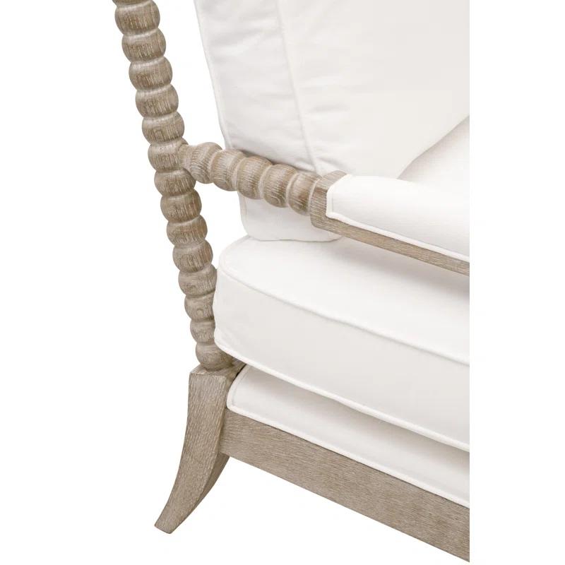 Rosalind Wheeler Chaddrick Stitch Hand Round Arms Down Feather Chaise Lounge