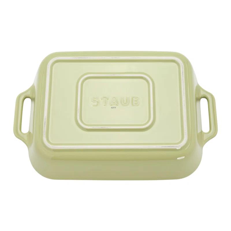 Staub Staub Ceramic 4-Pc Baking Pans Set, Casserole Dish With Lid, Brownie Pan,