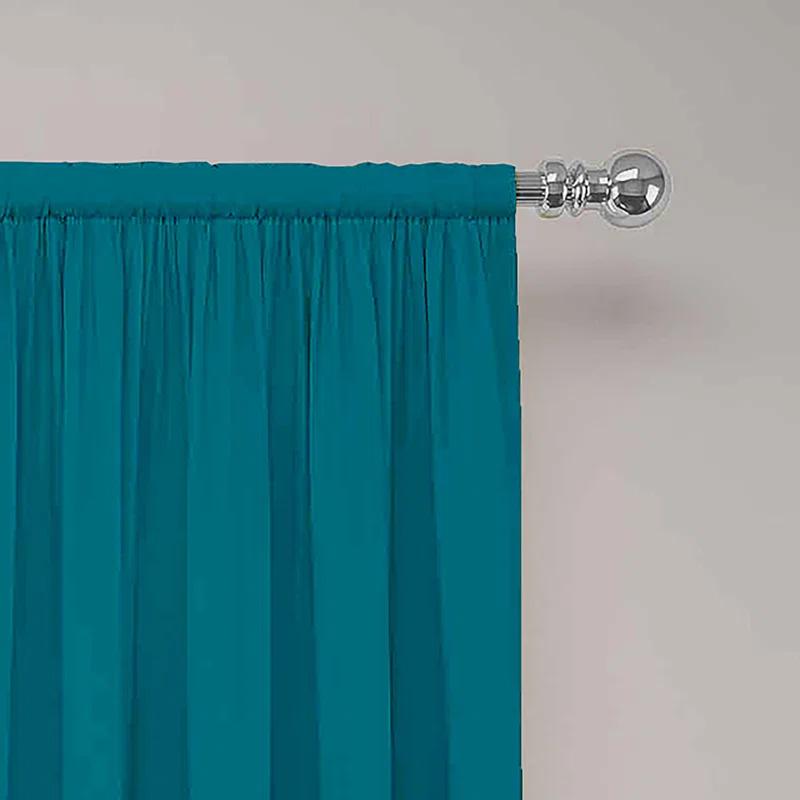 Eclipse Cadenza Microfiber Rod Pocket Panel Pair (2 Panels) (Set of 2)