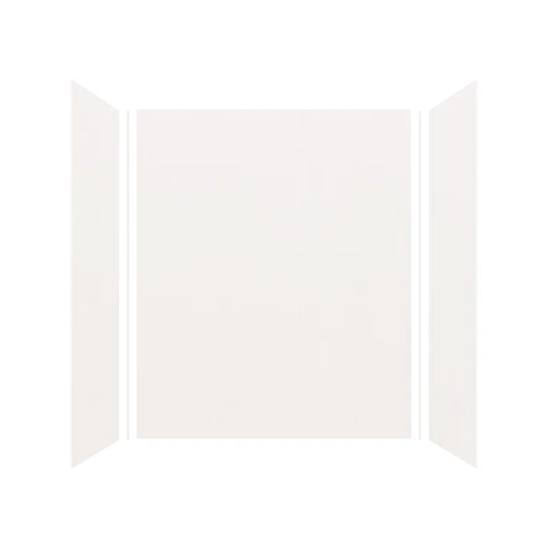 Transolid Expressions 60'' W 36'' D 72'' H Glue Up Solid Surface Wall