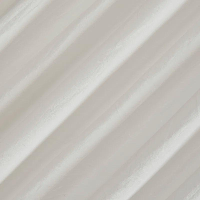 August Grove® Archaeo Sarro Washed Cotton Semi-Sheer Tab Top Curtain Panel