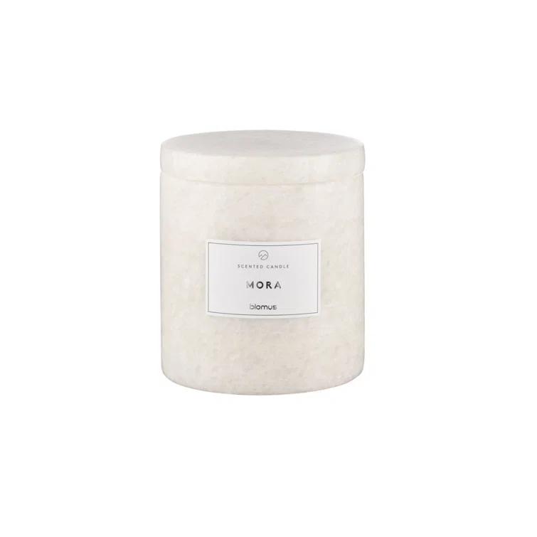 Blomus FRABLI Scented Candle w/Marble Container - Small - Mora Fragrance