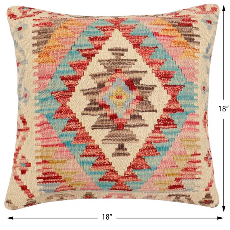Arshs Fine Rugs Tribal Kilim Pillow No Decorative Addition Throw Pillow