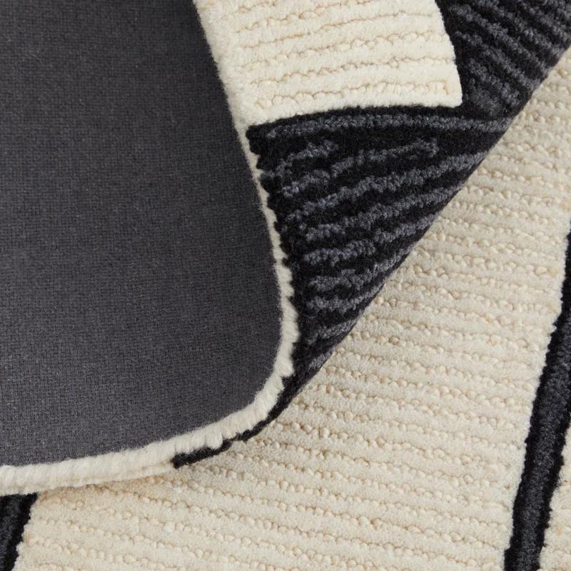 Nobu Architectural Mid-Century Modern Area Rug