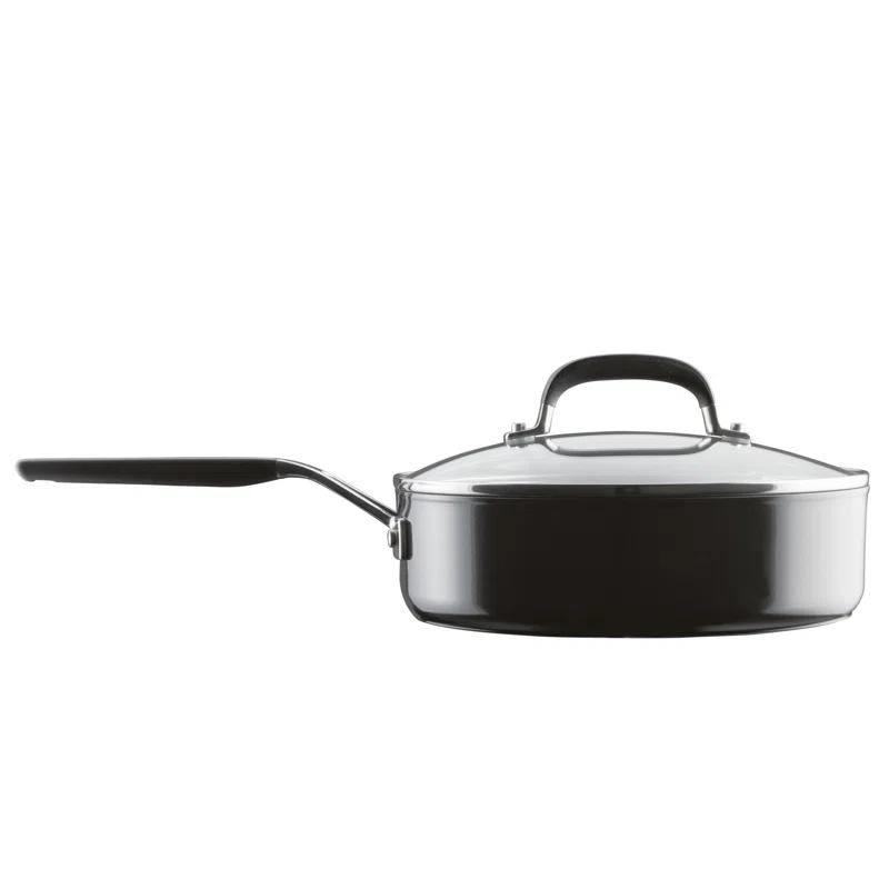 KitchenAid® KitchenAid Hard Anodized Nonstick Cookware Pots and Pans Set, 4 Piece, Onyx Black