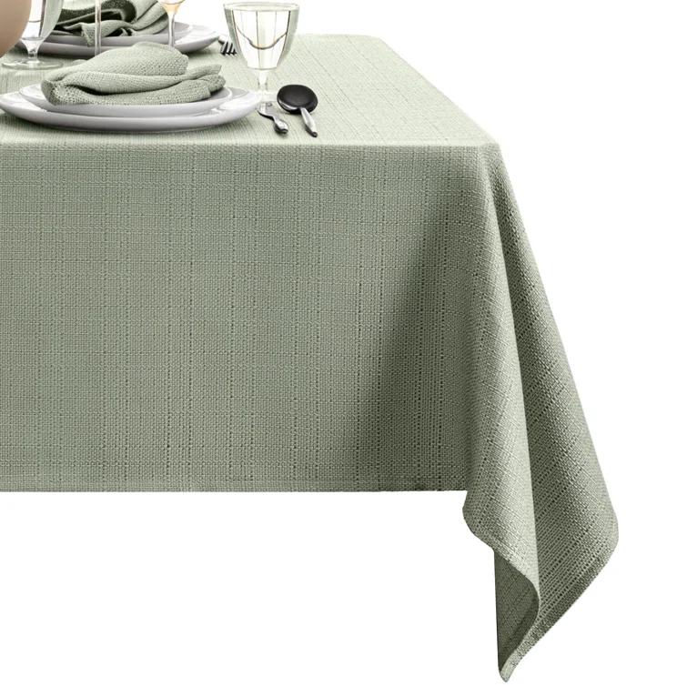Latitude Run® Avo Solid Texture Water And Stain Resistant 52 x 52 Square Tablecloth