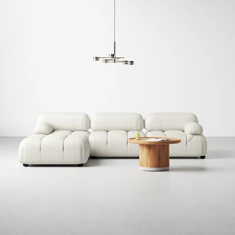 Sigma 4 - Piece Modular Upholstered Reversible L-Sectional