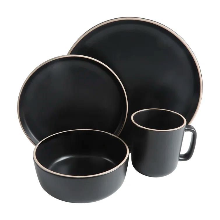 Zuma 16 Piece Dinnerware Set, Service for 4
