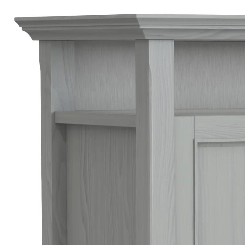 Simpli Home Amherst SOLID WOOD TV Media Stand  For TVs up to 60 inches