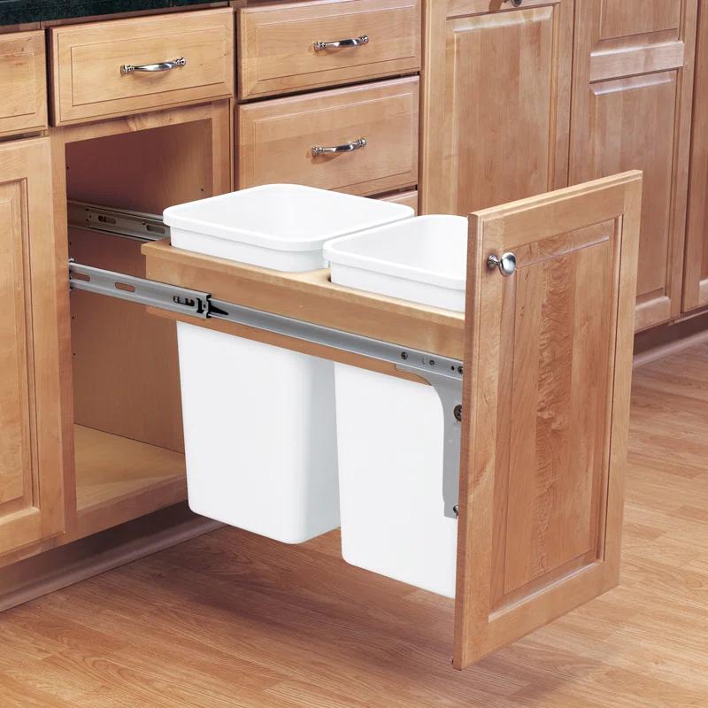 Rev-A-Shelf Rev-A-Shelf Single Pullout Top Mount Trash Can