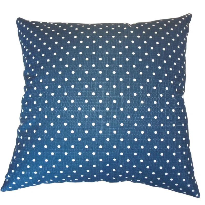 Vikas Polka Dots Reversible Throw Pillow
