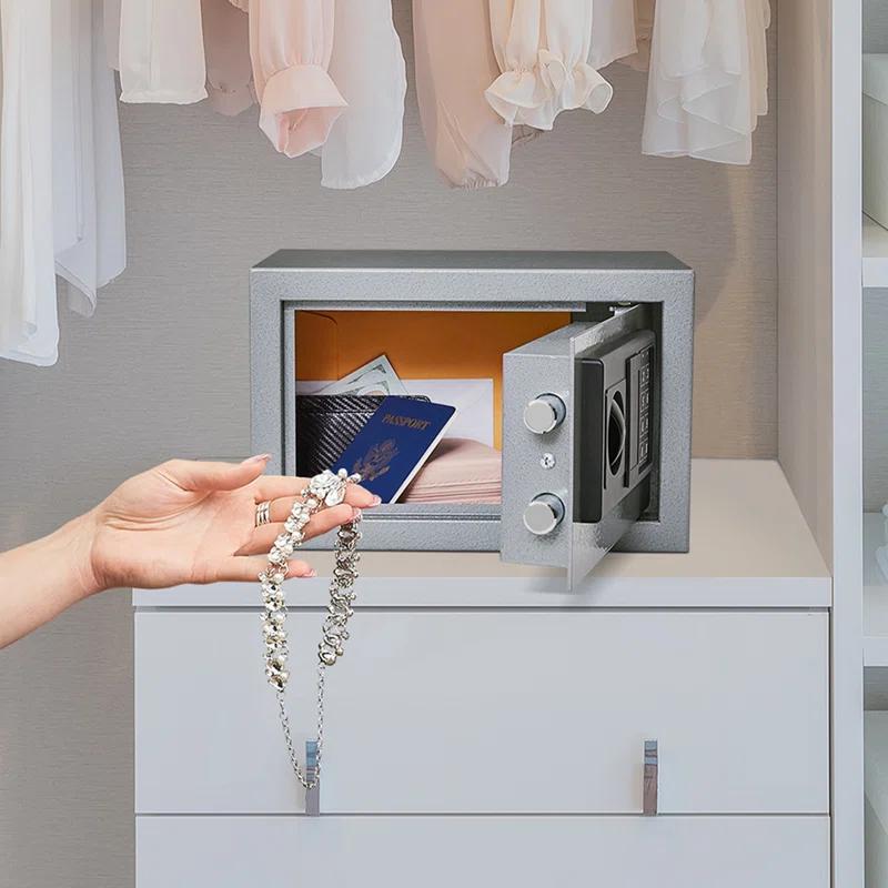 Stalwart Stalwart Digital Safe Box - Lock Box Protects Money, Jewelry, Passports - For Home or Office