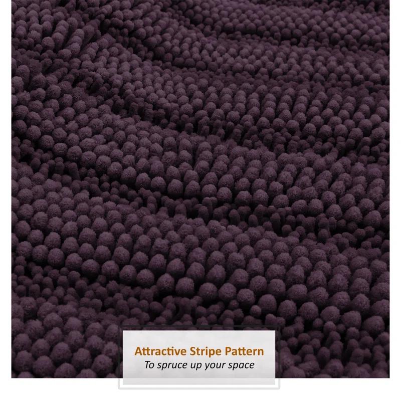 Clara Clark Chenille Extra Soft And Absorbent Bath Mat. & Reviews | Wayfair
