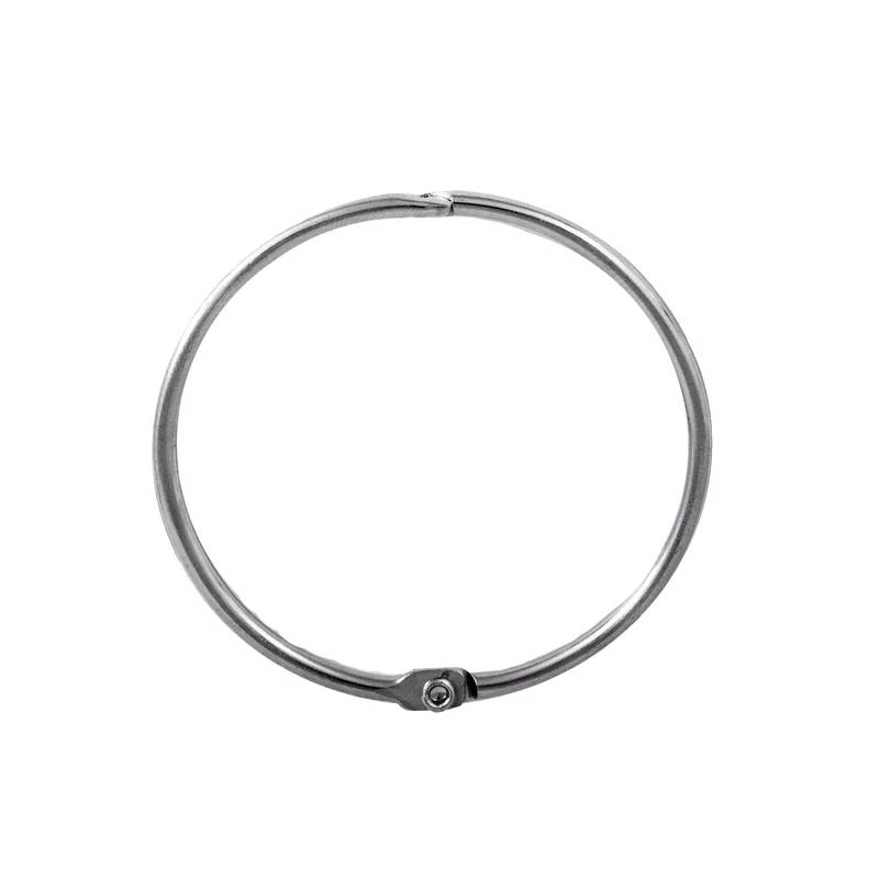 Kenney Kenney Rust-Resistant Metal Circular O-Ring Shower Curtain Rings, Chrome (Set of 12)