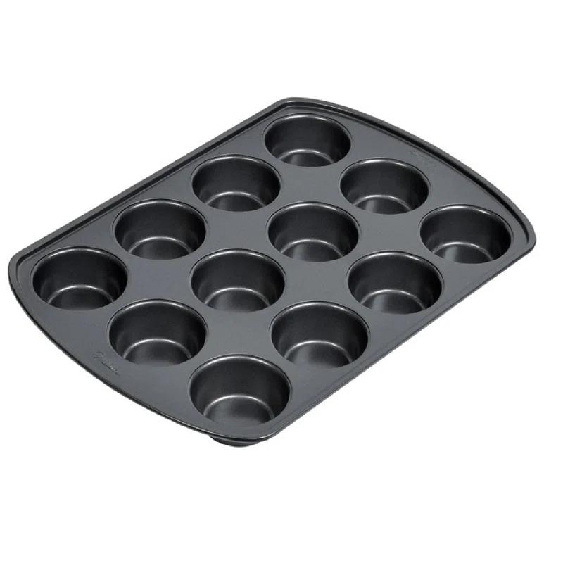 Non-Stick Steel 12-Cup Muffin and Cupcake Pan