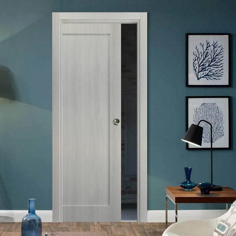 SARTODOORS Quadro Paneled Sliding Closet Door