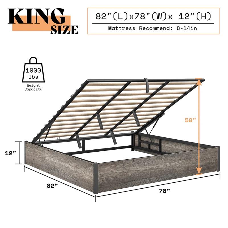 Wade Logan® Caityln Lift Up Storage Bed