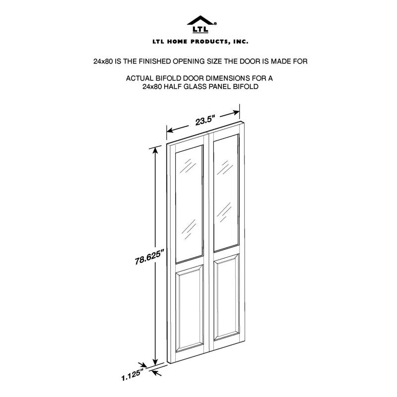 LTL Home Products Pinecroft Victorian Glass Bifold
