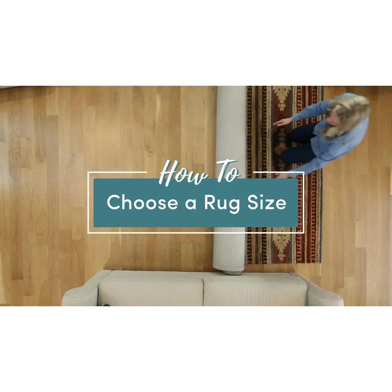 Highland Dunes Wingo Federal Blue Rug