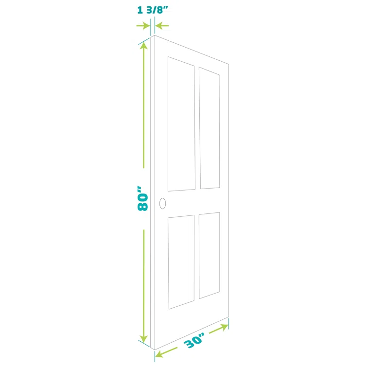 EightDoors Frosted Glass 1-Lite Wood Painted French Doors