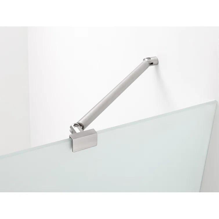 Aston Belmore 35 x 72 Hinged Frameless Shower Door SDR965F-SS-3529-10