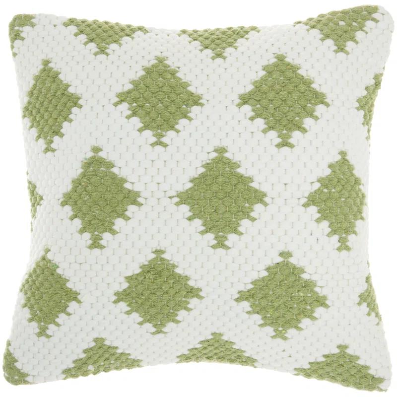 Geometric Cotton Throw Pillow