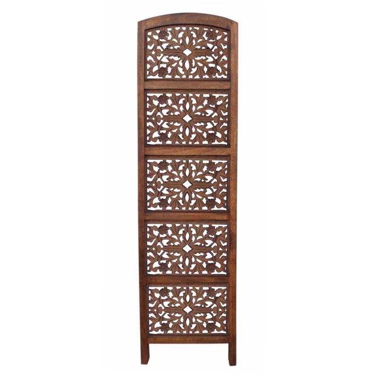 Lark Manor™ Guimond 80'' W x 71'' H 4 - Panel Folding Room Divider