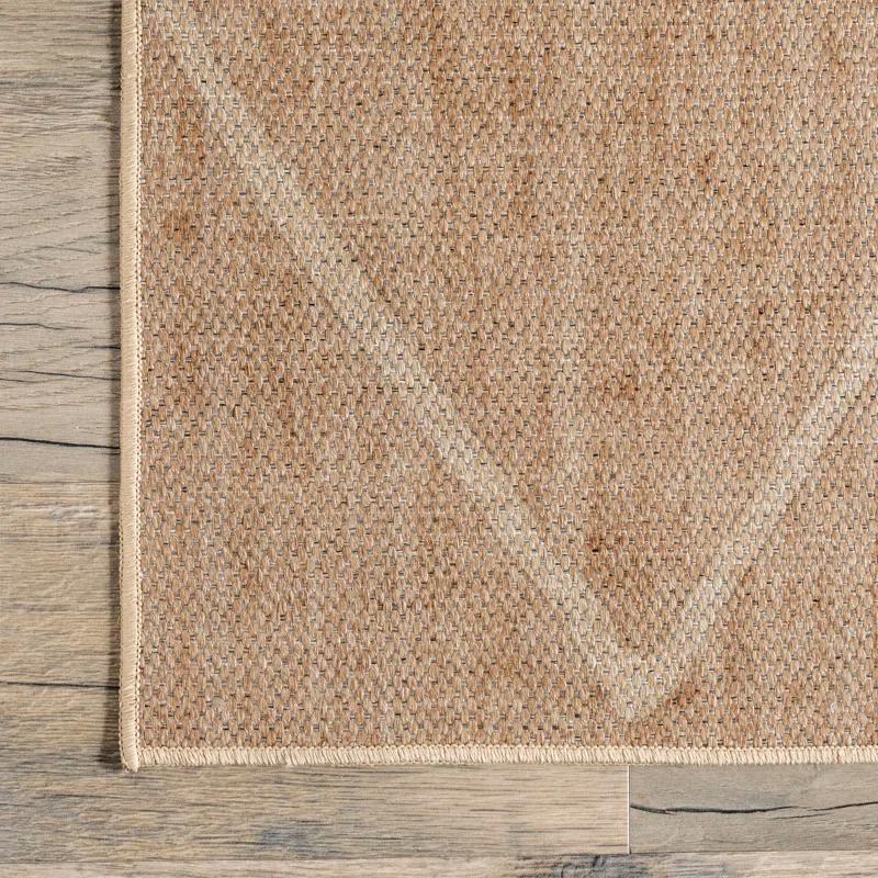 Foundry Select Dori SuperiorWash Tribal Easy-Jute Machine Washable Area Rug