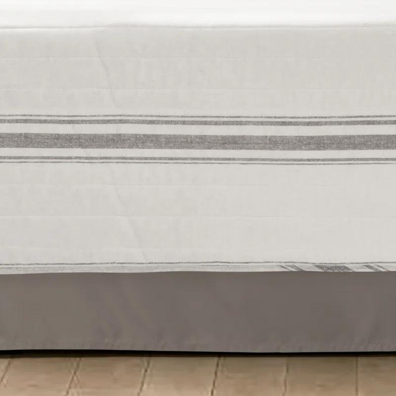 Lush Decor Gray Cotton Blend 6 Piece Coverlet / Bedspread Set