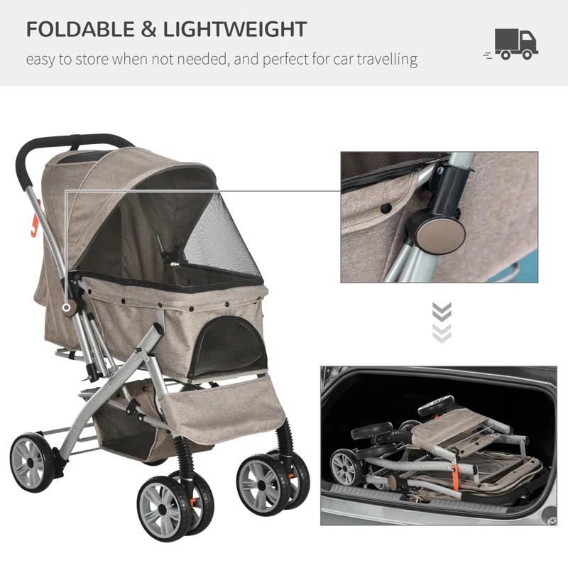 Erie Foldable Pet Stroller