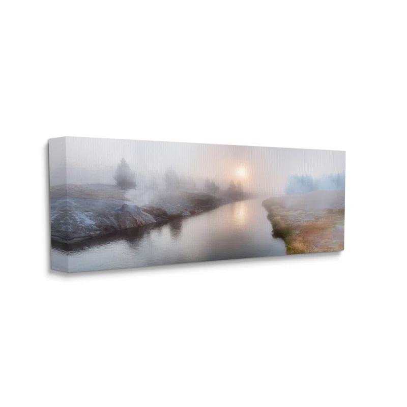 Stupell Industries " Foggy River At Dawn " by Lena Owens