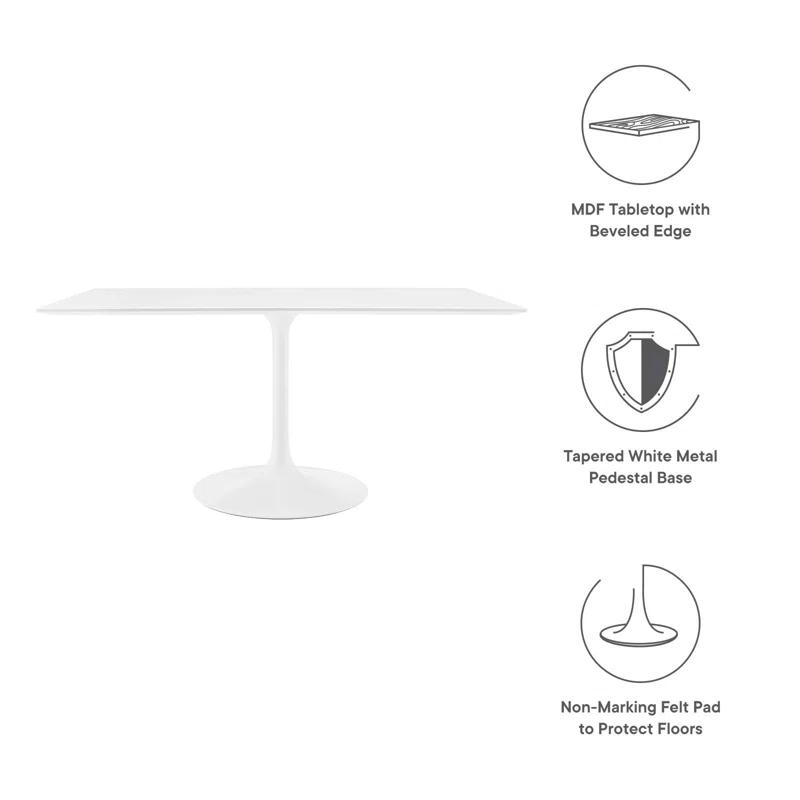 Modway Modway Lippa 60" Rectangle Dining Table