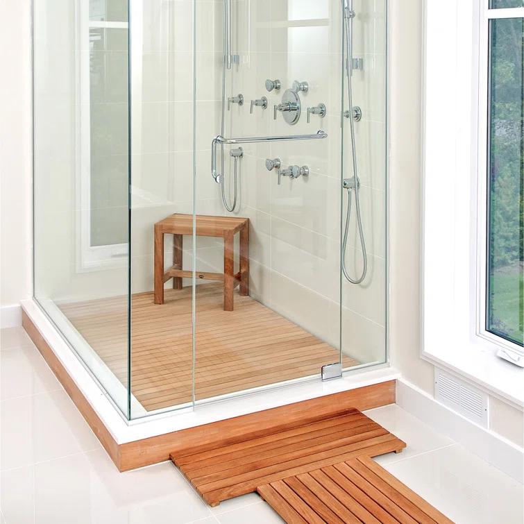 ARB Teak & Specialties Teak Shower Bench & Reviews | Wayfair