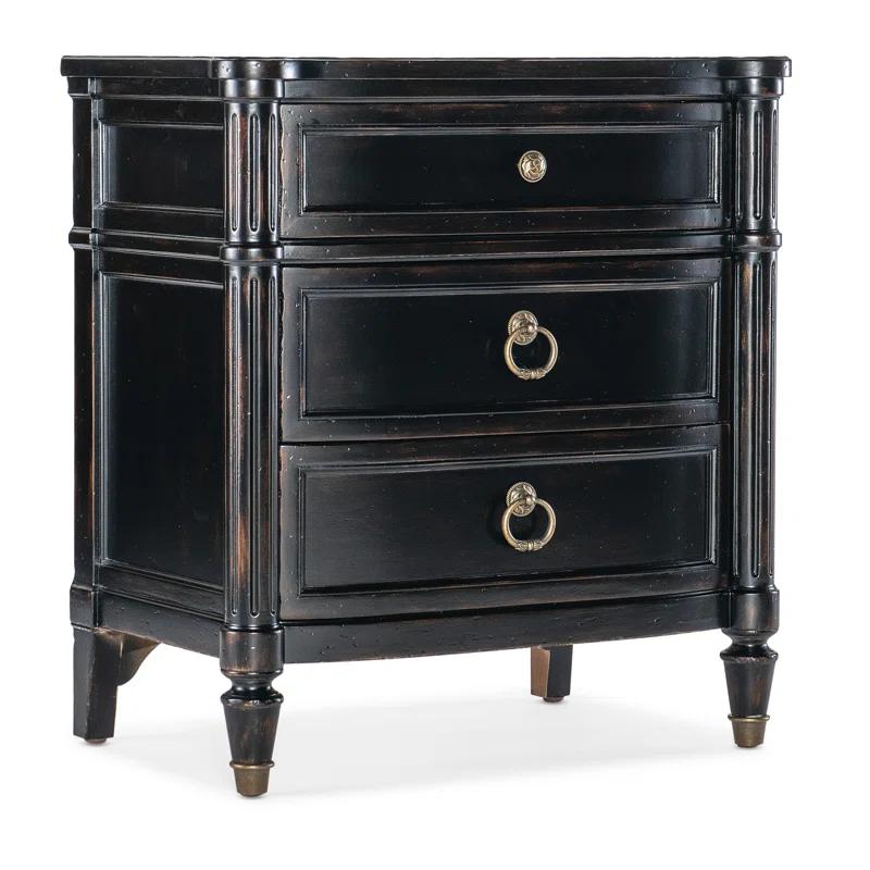 Charleston Solid + Manufactured Wood Nightstand