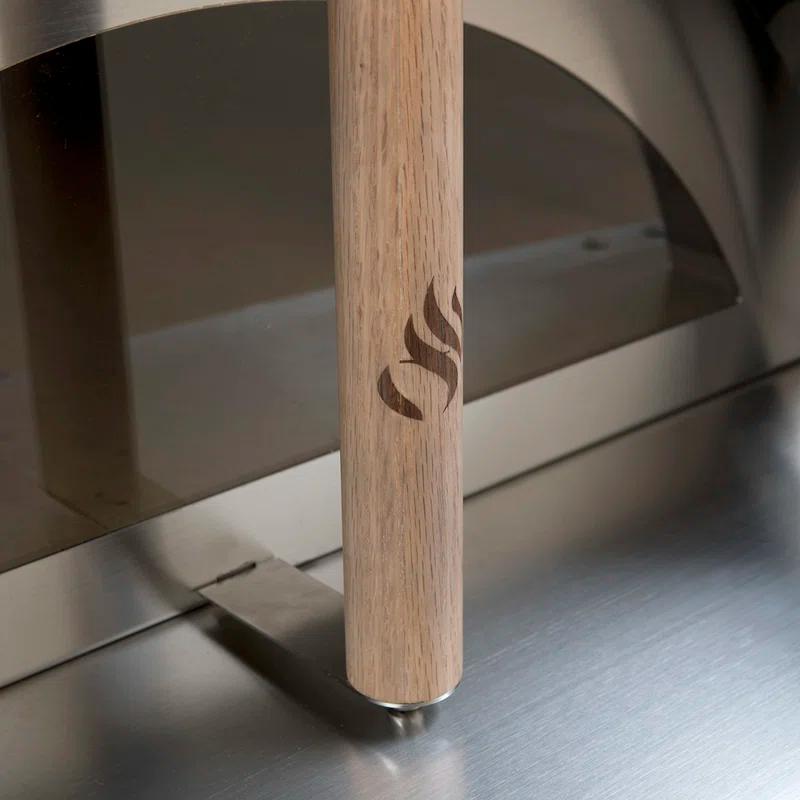 Forno Venetzia Forno Venetzia Torino Stainless Steel Free Standing Wood Burning Pizza Oven