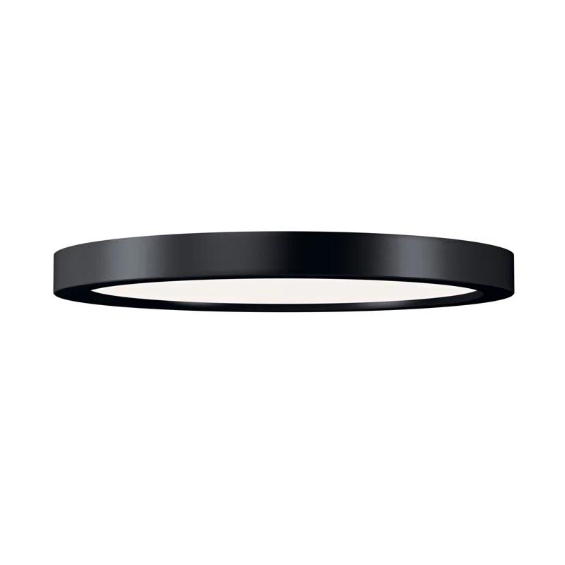 Kichler Lighting Ara Integrated 9.25" LED Flush Mount in a Black Finish