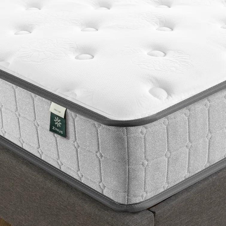 Alwyn Home Eduarda Home 10" Medium Cooling Gel Hybrid Mattress