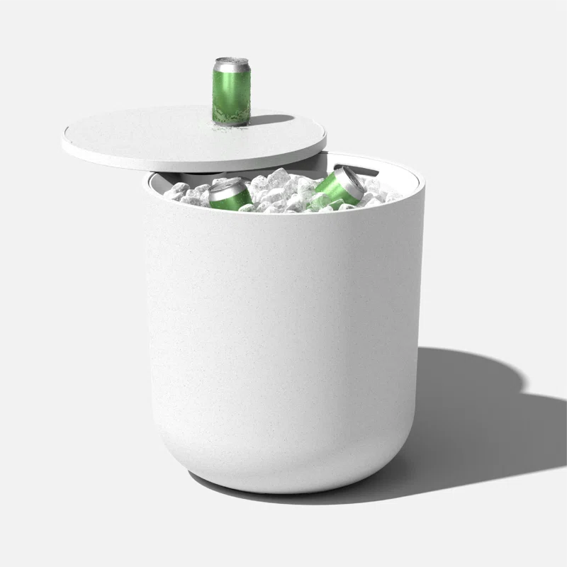 Veradek Kona Round Plastic Outdoor Side Table